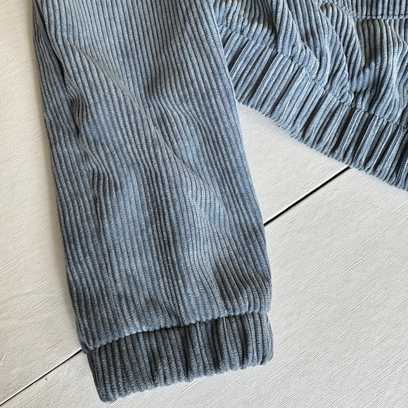 Blue Blush Light Blue Corduroy Zip Up Jacket Size M - Picture 3 of 6